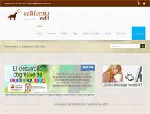 Tablet Screenshot of california-edit.com